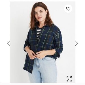Madewell Ex Boyfriend Flannel, Small